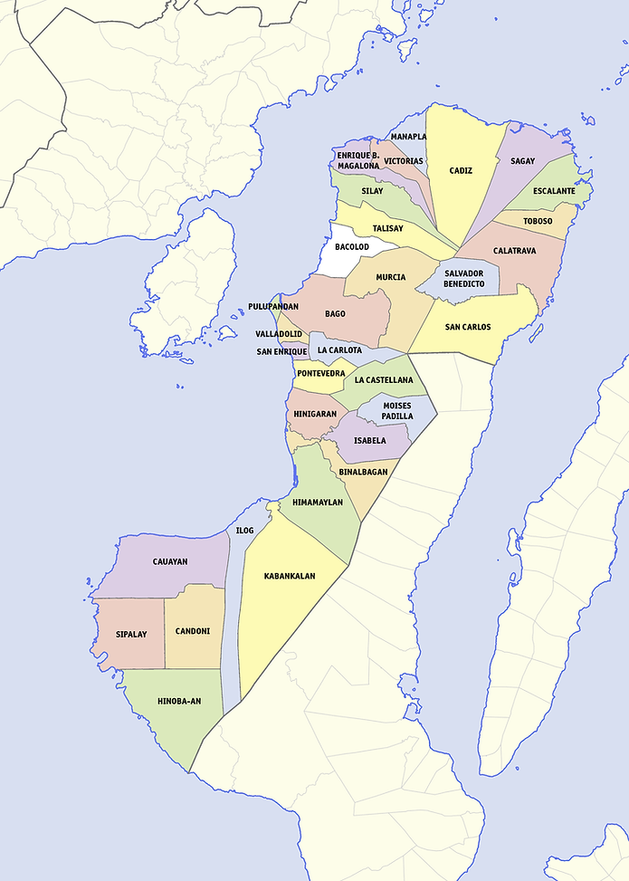 Negros Occidental Map
