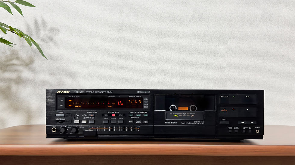 Victor DD-VR7 Cassette Deck Front View