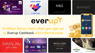 Everup Cashback - 10 Million Bonus Coins!