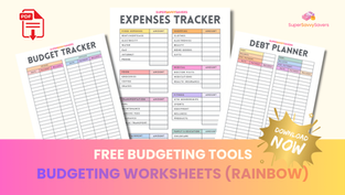 FREE Budgeting Worksheets