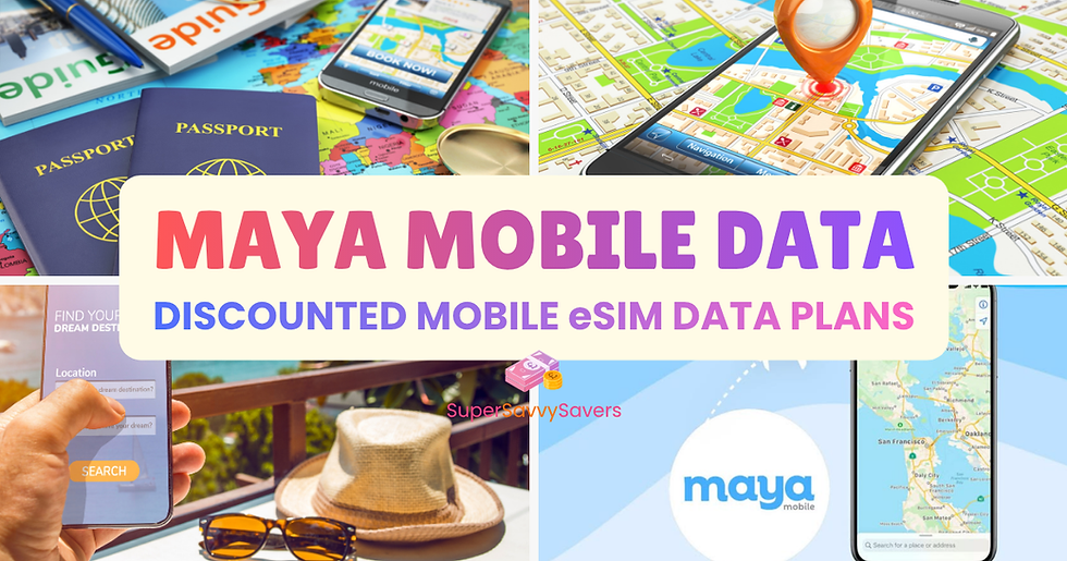 Maya Mobile eSIM Mobile Phone Data Plans