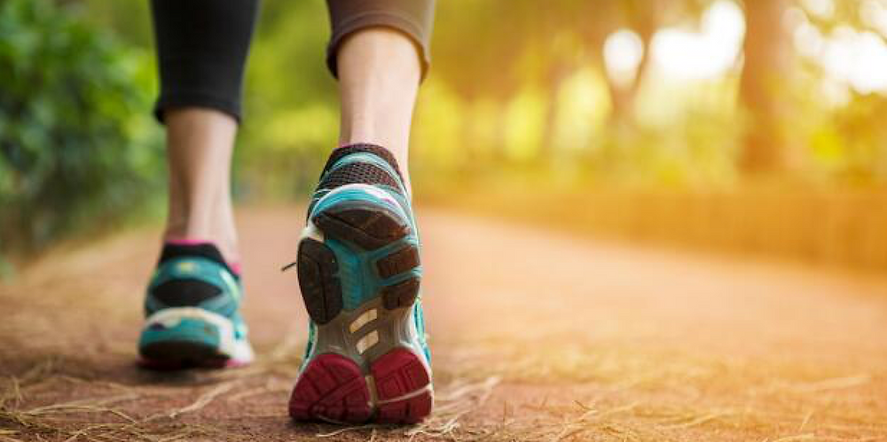 Download a walking app to track your statistics