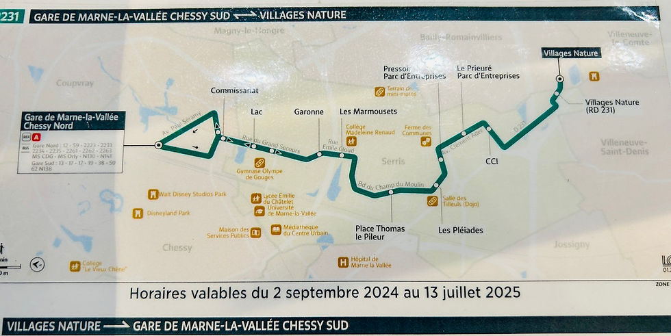 Disney Shuttle Bus Timetable