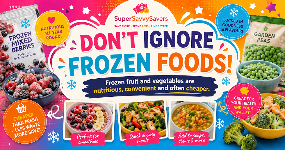 Don't Ignore Frozen Foods!