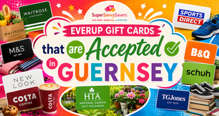 Everup Gift Cards that are Accepted in Guernsey