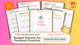 Free Printable Budget Planner!