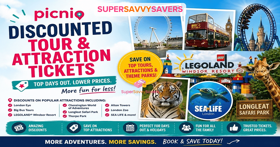 Picniq Discounted Attraction Tickets