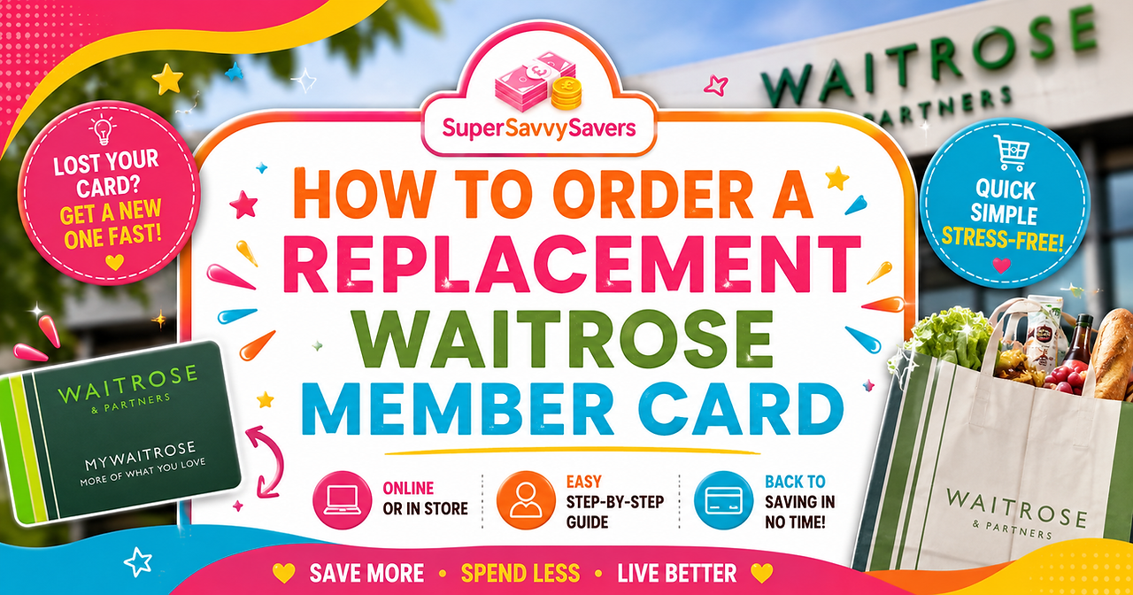 Order a Replacement Waitrose Card
