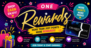 Creaseys One Loyalty Rewards Card