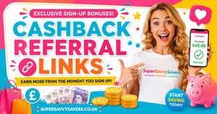 Cashback Referral Links & Exclusive Sign-Up Bonuses
