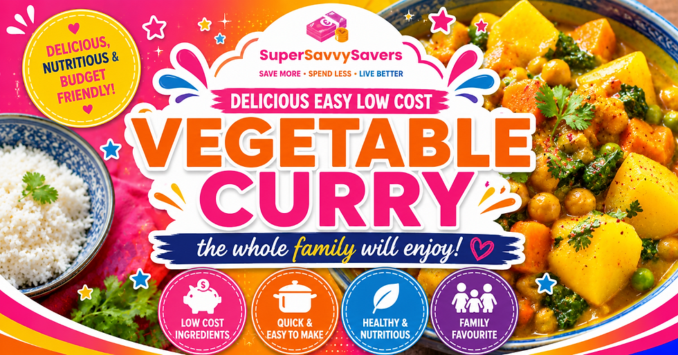 Easy Mild Vegetable Curry