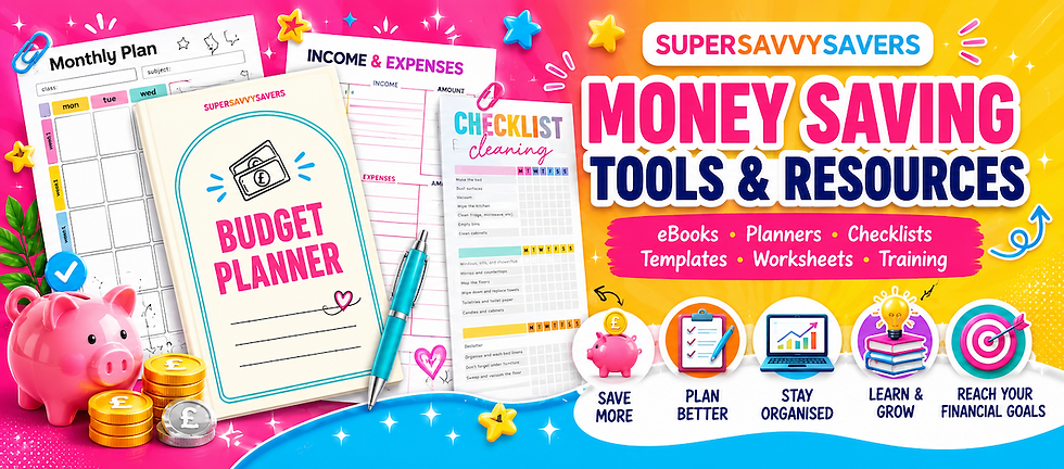 Money Saving Tools and Resources