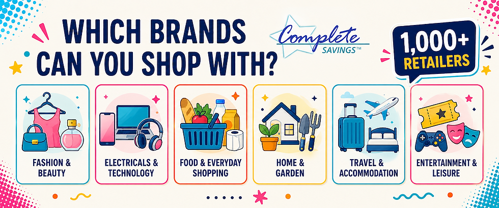 Complete Savings - which brands can you shop with
