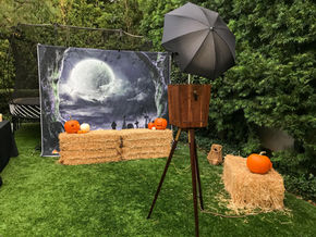 halloween setup