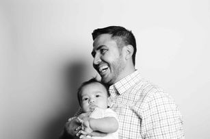 photo booth with infant