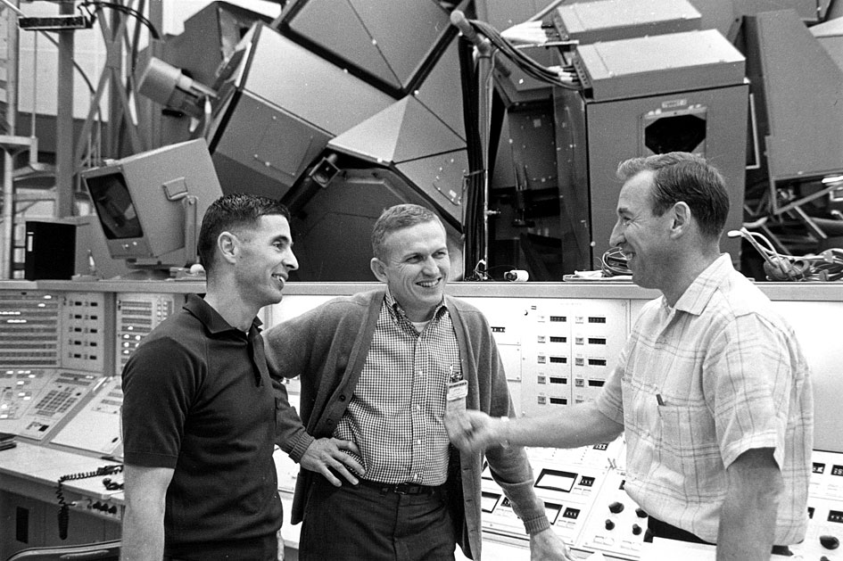 Apollo 8 crew simulator training