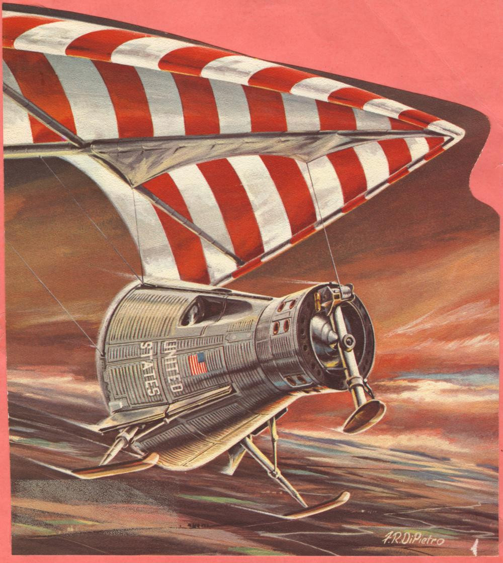 Artist's rendition of Gemini Paraglider landing