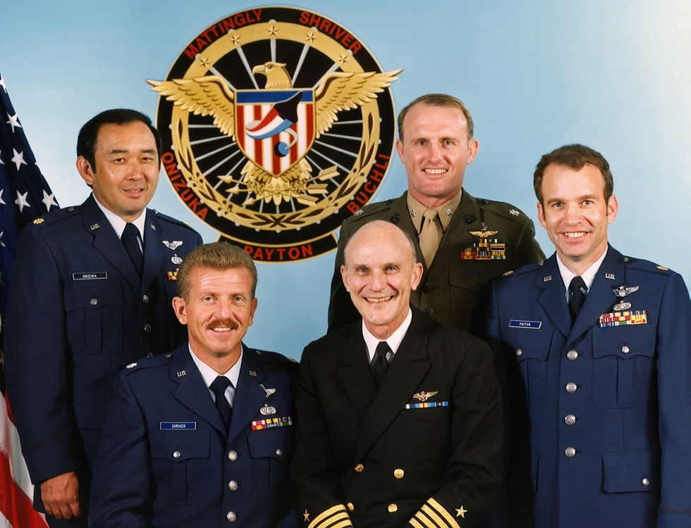 crew of STS-51-C— the first DoD Shuttle mission