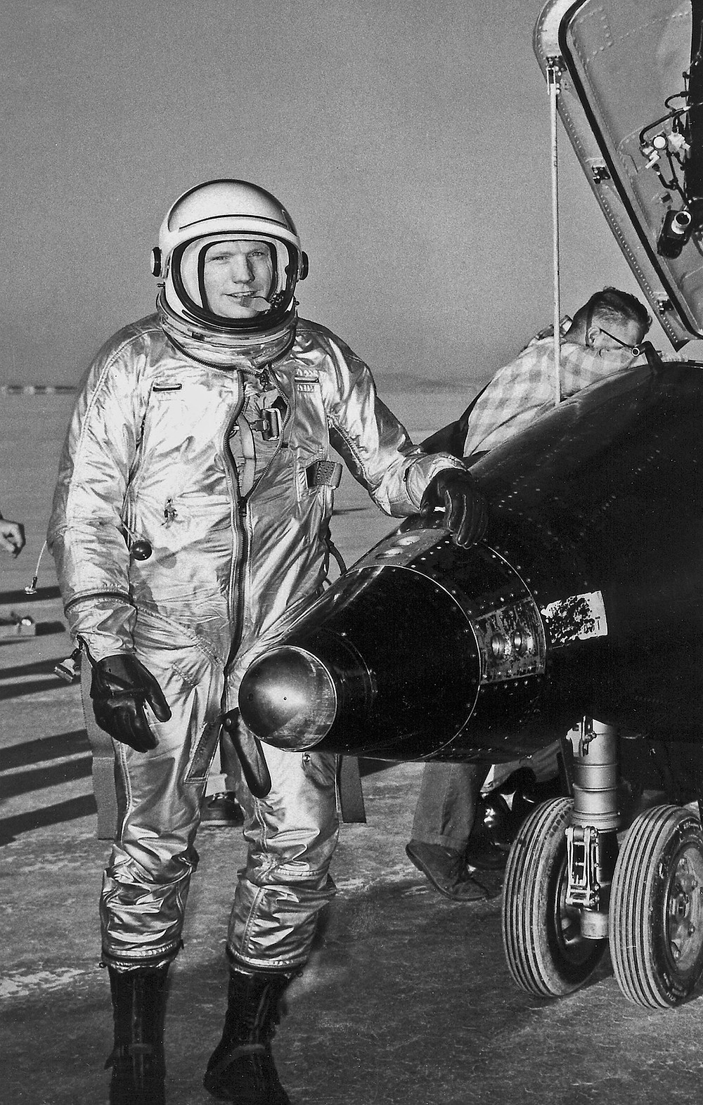 Astronaut Neil Armstrong as an X-15 pilot before becoming a NASA astronaut