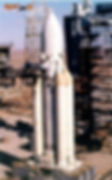 Energia test article on launch pad