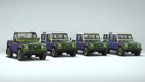 Land Rover reintroduce la silueta clásica del Defender a través de una edición limitada dotada de un bloque V8 y un esquema de pintura con acabados iridiscentes.