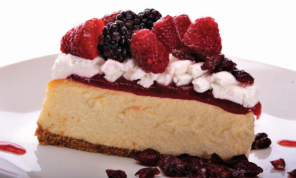 CHEESE CAKE CON FRUTOS ROJOS