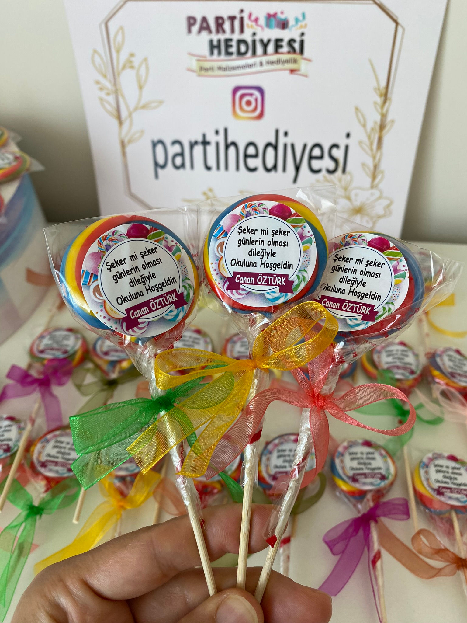 Şekerleme Rengarenk Etiketli