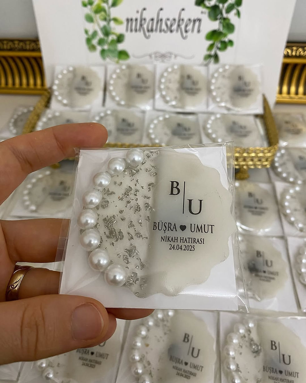 Küçük resim: İncili Epoksi Magnet - Model 5