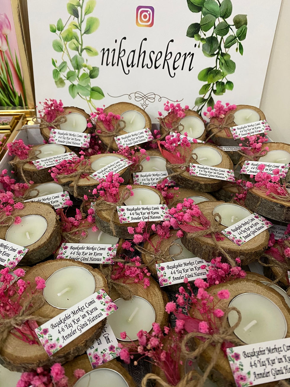 Küçük resim: Kütük Mum Kutulu Hediyelik