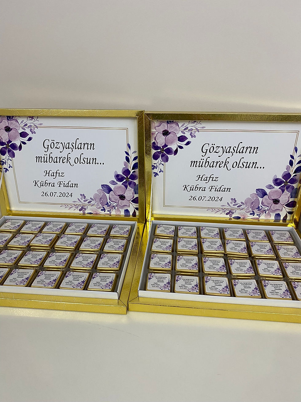 Küçük resim: Karton Kutulu Baskılı Madlen Çikolata 75 Adet - Model 36