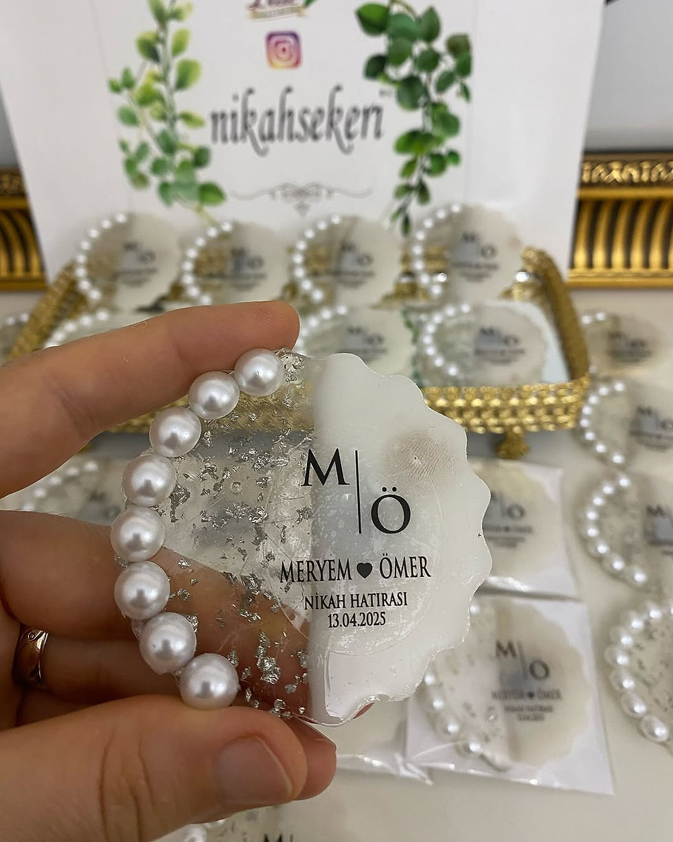 Küçük resim: İncili Epoksi Magnet - Model 5
