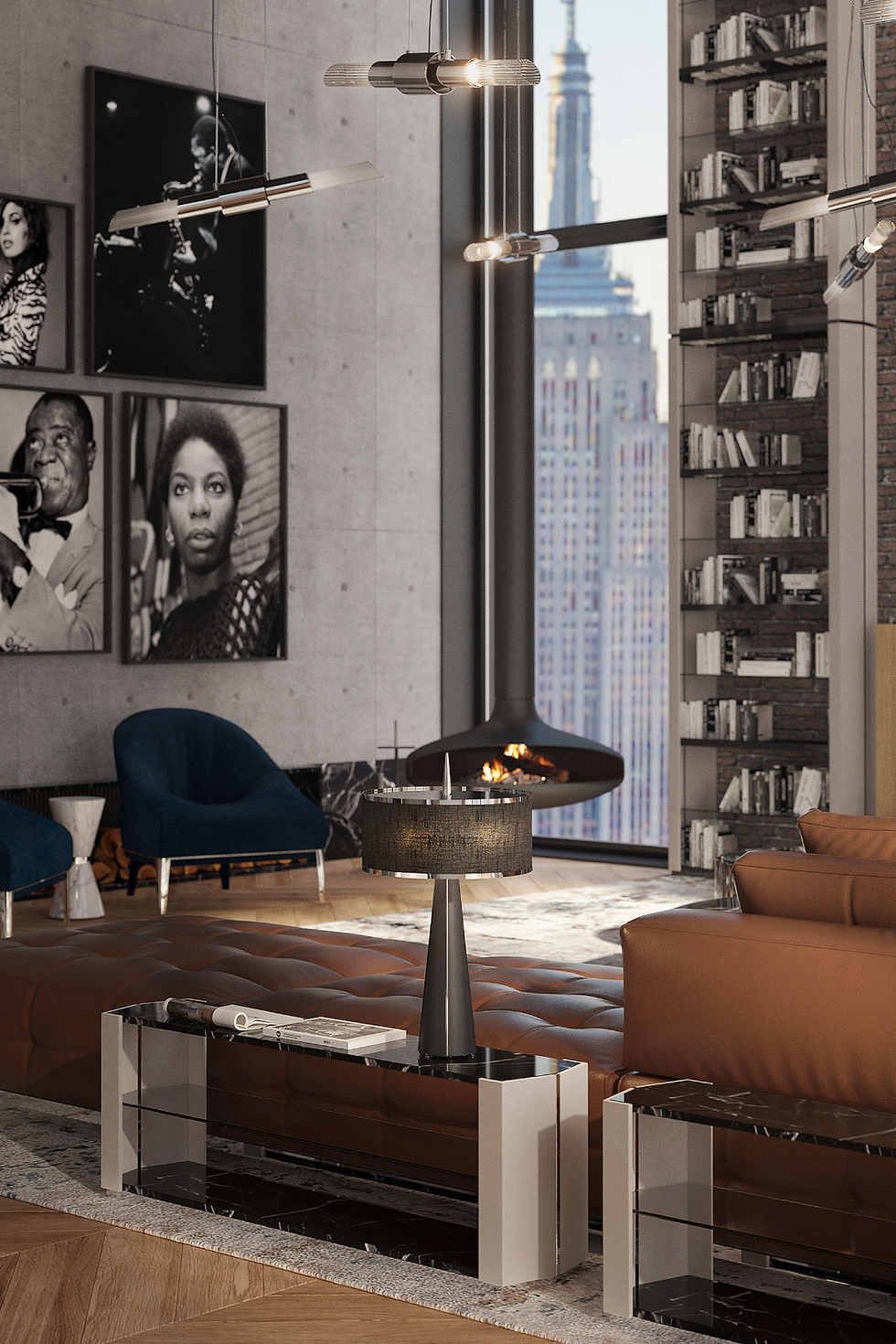 Thumbnail: NEEDLE TABLE LAMP