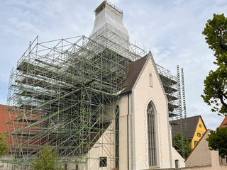 Altheim Sanierung Klosterkirche Heiligkreuztal Söll Gerüstbau