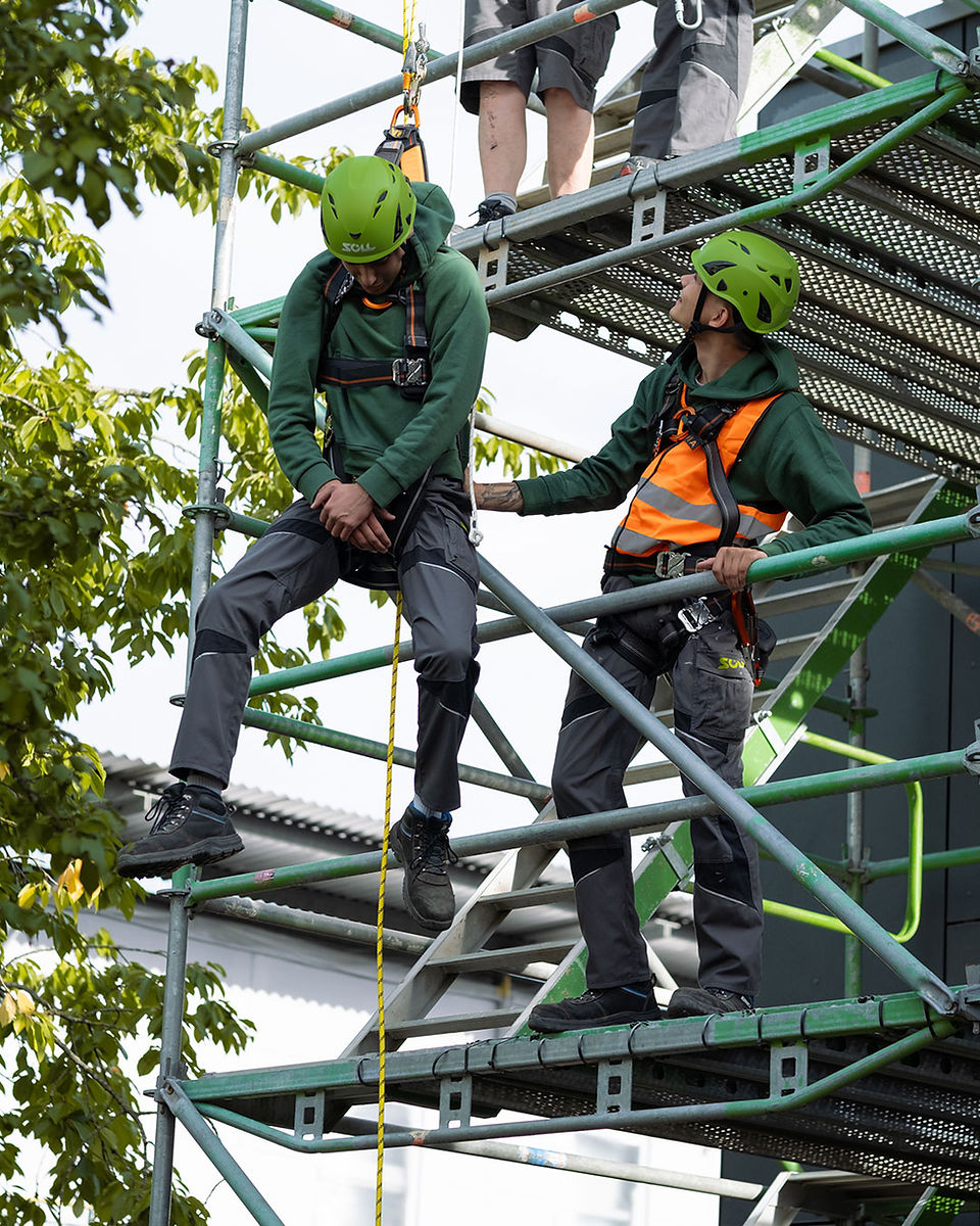 Ausbildungsstart Söll Gerüstbau Gerüstbauausbildung