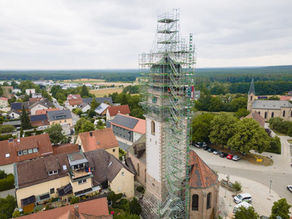 St. Georg Pyrbaum Söll Gerüstbau Sanierung Sondergerüstbau