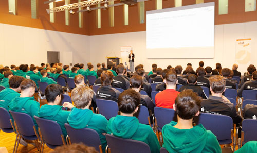 Berufsinformationsmesse hwk für FCA und AEV Nachwuchs 2026