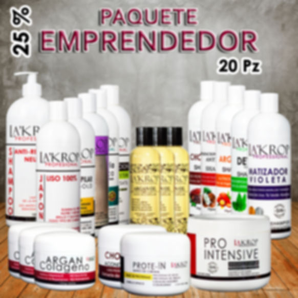 Paquete Emprendedor con 20 Piezas