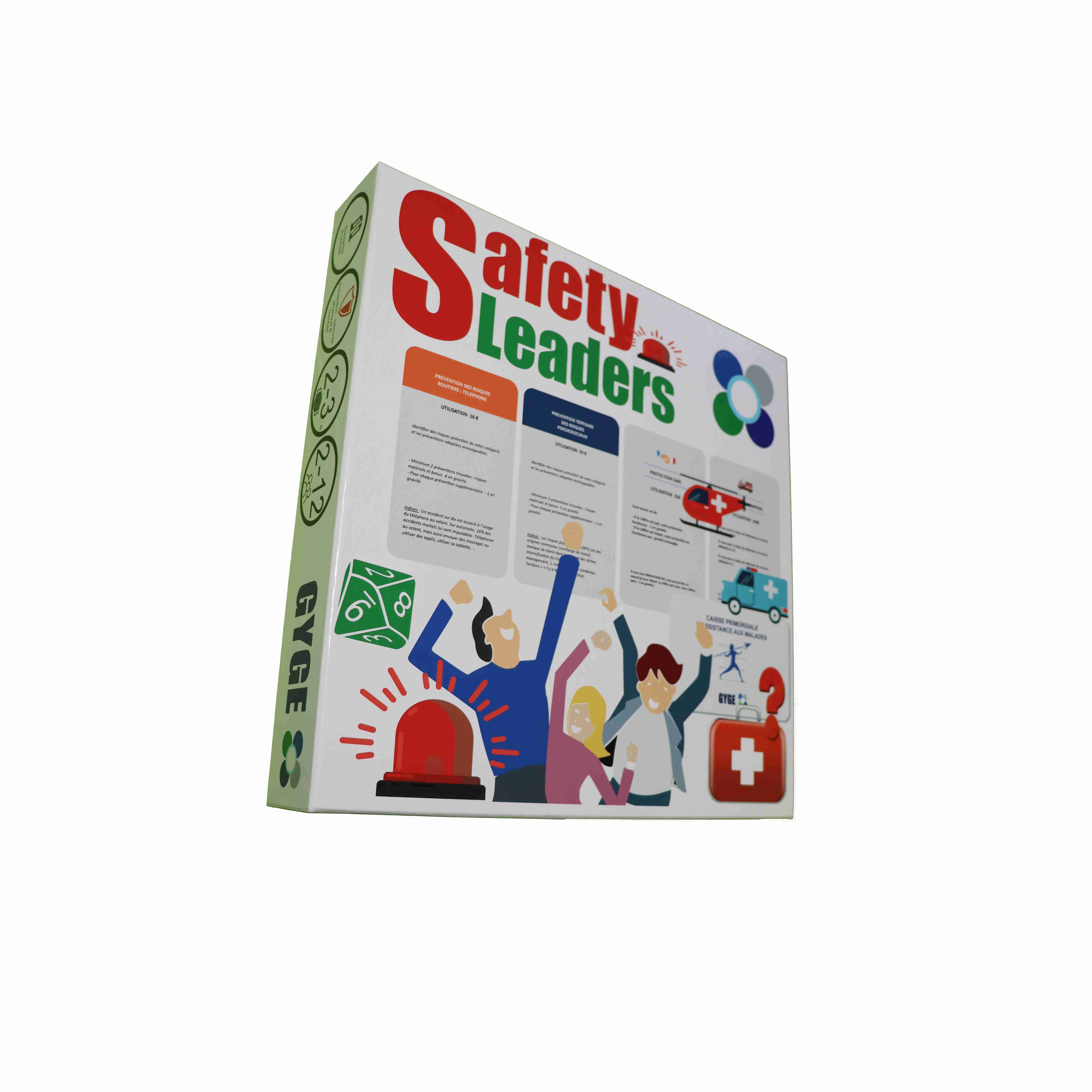 Safety Leader version boite avec plateau pliable 70x70cm