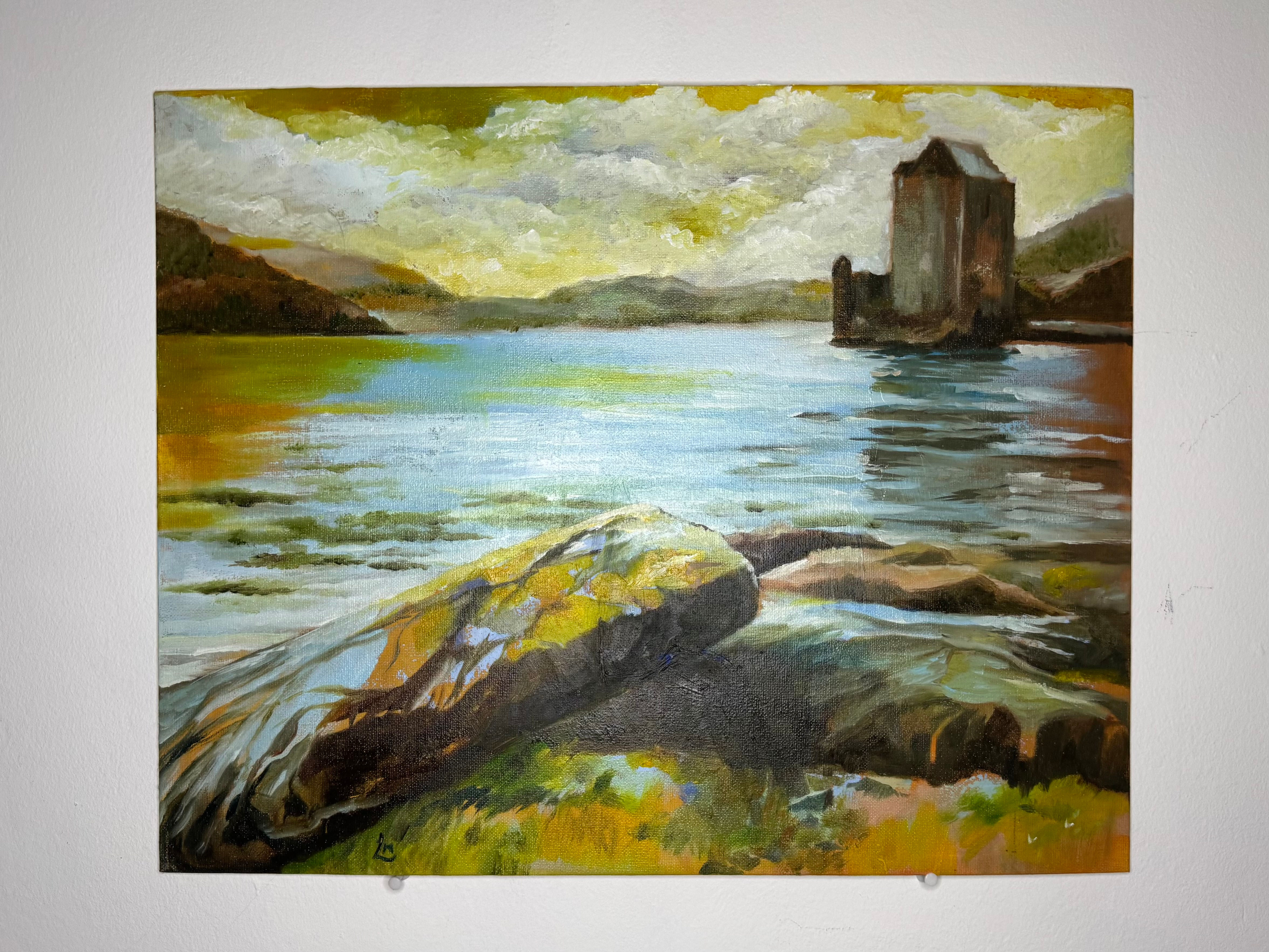 Loch Goil - Orange Original Painting