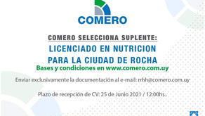Lic. en Nutrición para Rocha