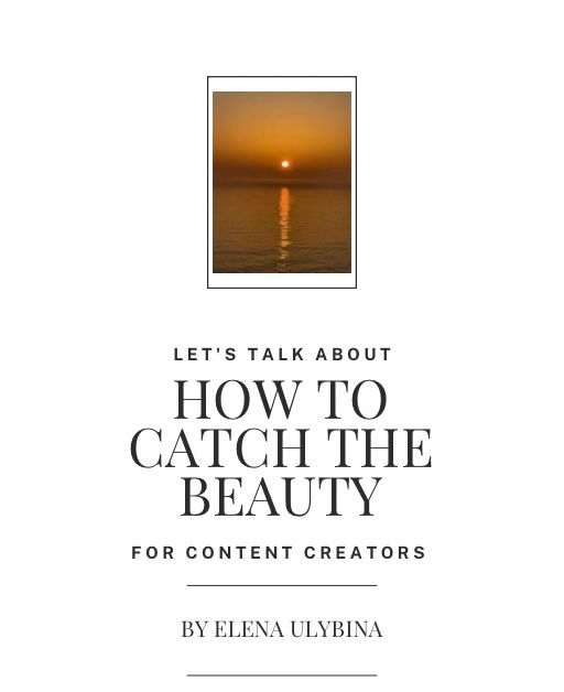 Visual guide Notes of Creating Beauty