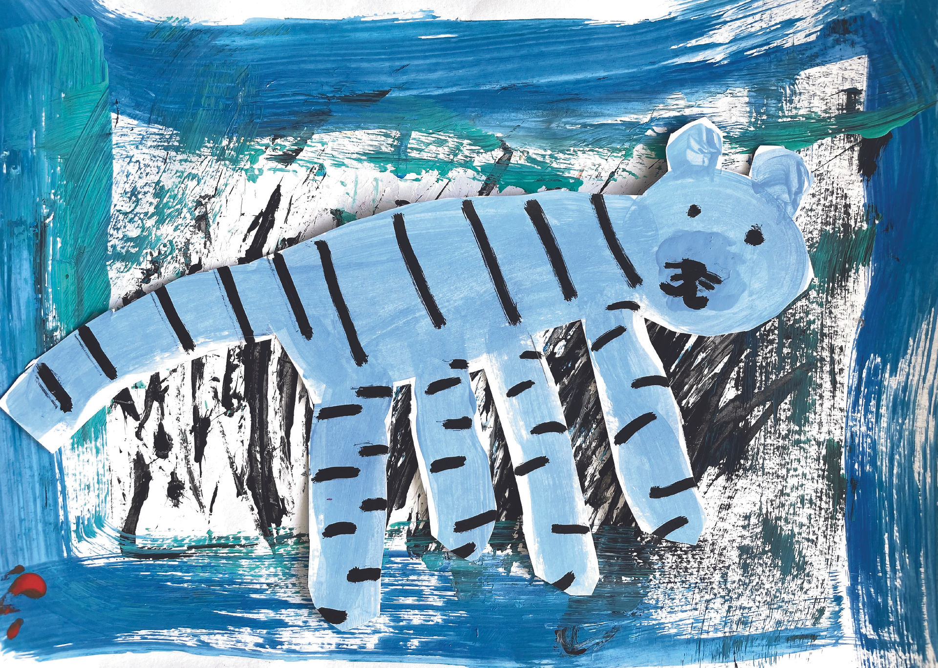 Mención Especial Categoría A. Kenzi Nakaya. 6 años. Estados Unidos. 6to Concurso de Niñ@s Ilustradores. IMAGO POR LAS ARTES