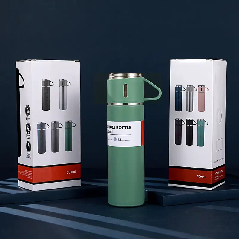 Thumbnail: Stainless Steel Double Wall Vacuum Mug - 500ml/16.91oz