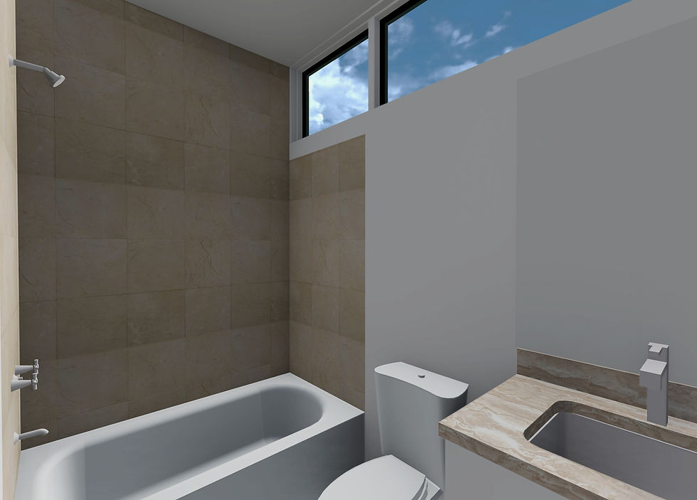 Tub-Shower Bathroom