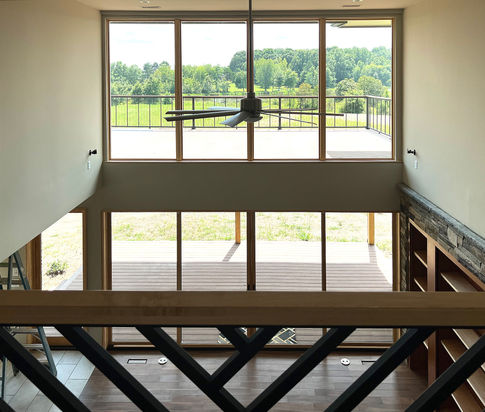 Balcony overlook to Living Area