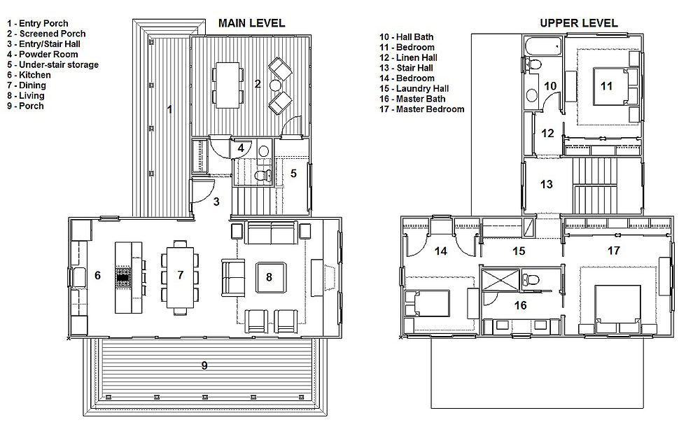 Thumbnail: 1,705 SF - 2 level - 3 Br - 2.5Ba - Modern Farmhouse