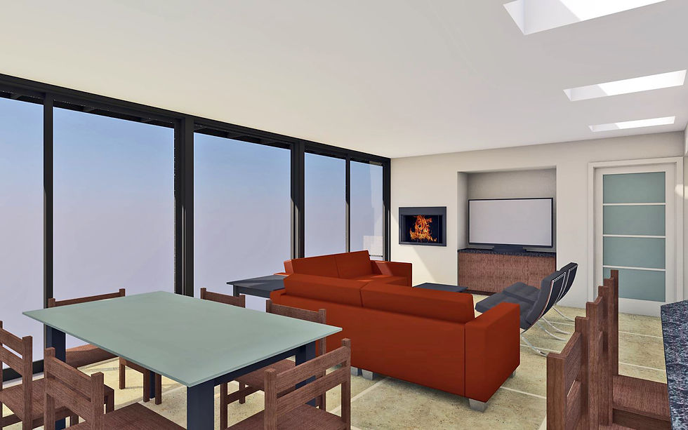Thumbnail: 1,600 SF - 3Br - 2 Ba flat roof ranch