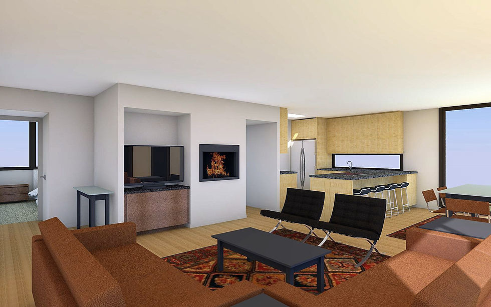 Thumbnail: 1,400 SF - 1 level - 3Br - 2Ba - Flat roof - modular