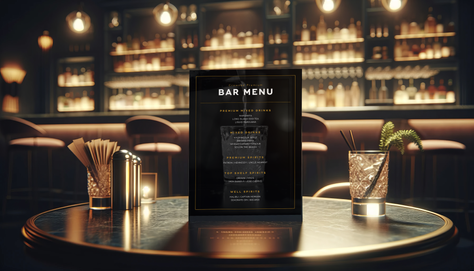 Bar Menu in Bar Setting