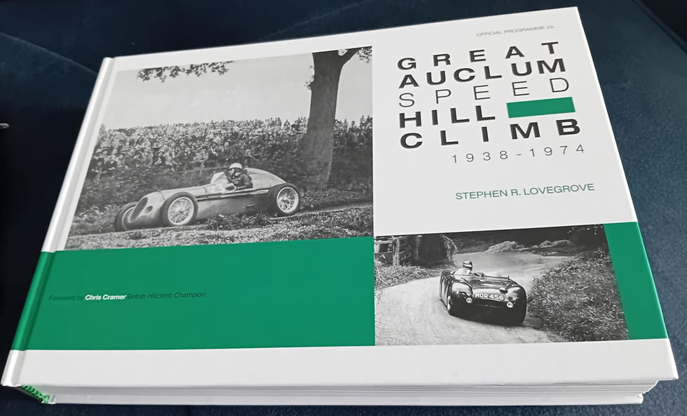 GREAT AUCLUM NATIONAL SPEED HILL CLIMB 1938-1974 (NON-SLIPCASED EDITION) £95
